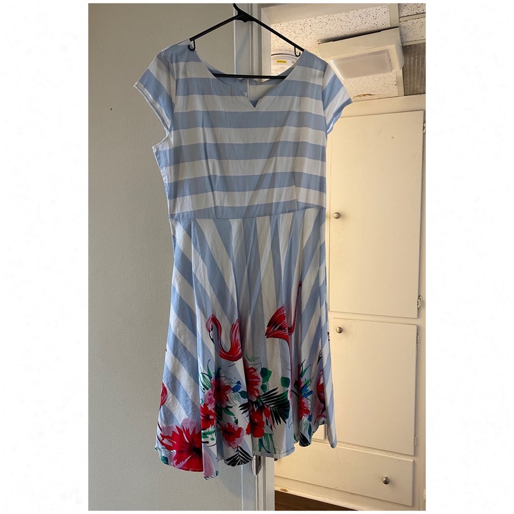 Flamingo dress